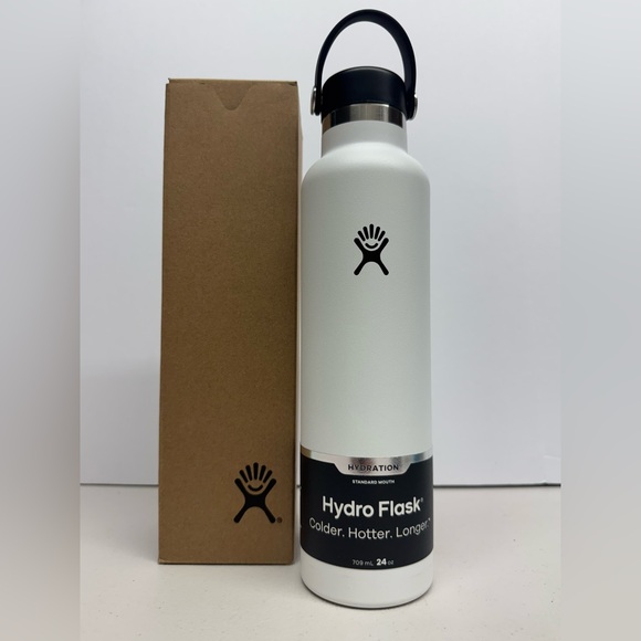 Hydro Flask Classic White Bottle - Picture 1 of 5